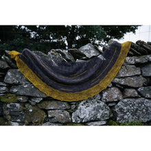Load image into Gallery viewer, Fading Light Crescent Shawl (3ply)