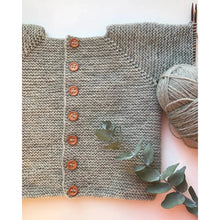 Load image into Gallery viewer, Beginner's Jacket Cardigan Knitting Pattern by PetiteKnit