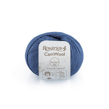 Load image into Gallery viewer, CamWool Merino Camel Fingering 4Ply Wool Blue (11)