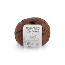 Load image into Gallery viewer, CamWool Merino Camel Fingering 4Ply Wool Brown (05)