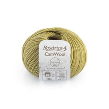 Load image into Gallery viewer, CamWool Merino Camel Fingering 4Ply Wool Chartreuse (09) 
