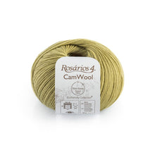Load image into Gallery viewer, CamWool Merino Camel Fingering 4Ply Wool Chartreuse (09)