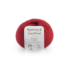 Load image into Gallery viewer, CamWool Merino Camel Fingering 4Ply Wool Deep Red (13) 
