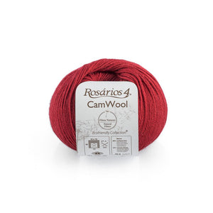 CamWool Merino Camel Fingering 4Ply Wool Deep Red (13) 