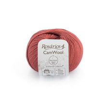 Load image into Gallery viewer, CamWool Merino Camel Fingering 4Ply Wool Deep Rose (17)