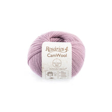 Load image into Gallery viewer, CamWool Merino Camel Fingering 4Ply Wool Dusky Lilac (37) 
