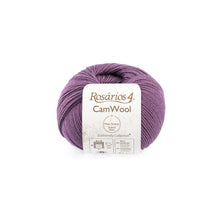 Load image into Gallery viewer, CamWool Merino Camel Fingering 4Ply Wool Purple (39) 
