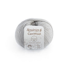 Load image into Gallery viewer, CamWool Merino Camel Fingering 4Ply Wool Silver (03) 
