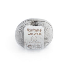 Load image into Gallery viewer, CamWool Merino Camel Fingering 4Ply Wool Silver (03)