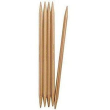 Load image into Gallery viewer, ChiaoGoo Bamboo Double Pointed Needles 13cm and 15cm lengths - set of 5 needles 3.25mm / 13cm / Natural