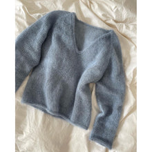 Load image into Gallery viewer, Cumulus Blouse Knitting Pattern by PetiteKnit
