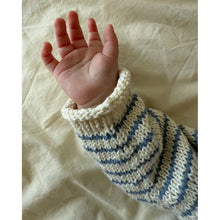 Load image into Gallery viewer, Frankie Sweater Baby Knitting Pattern by PetiteKnit
