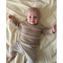 Load image into Gallery viewer, Frankie Sweater Baby Knitting Pattern by PetiteKnit