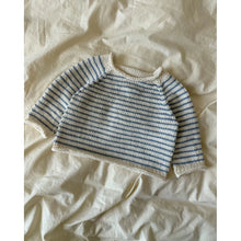 Load image into Gallery viewer, Frankie Sweater Baby Knitting Pattern by PetiteKnit