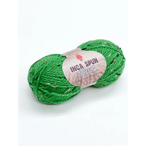 Inca Spun Donegal Tweed Worsted 10 Ply 12951 Bright Green 