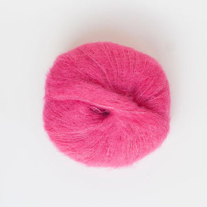 Indiecita Baby Suri Silk Brushed Alpaca Yarn Bright Pink