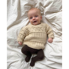 Load image into Gallery viewer, Ingrid Sweater Baby Knitting Pattern by PetiteKnit