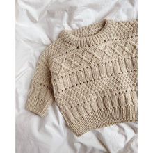 Load image into Gallery viewer, Ingrid Sweater Baby Knitting Pattern by PetiteKnit