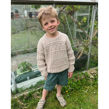 Load image into Gallery viewer, Ingrid Sweater Junior Knitting Pattern by PetiteKnit