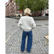 Load image into Gallery viewer, Jenny Jacket V-neck Knitting Pattern by PetiteKnit