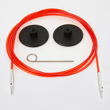 Load image into Gallery viewer, KnitPro Cables Red: 100cm