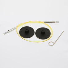 Load image into Gallery viewer, KnitPro Cables Yellow: 40cm - 20cm cable makes 40cm with Special Short Tip only