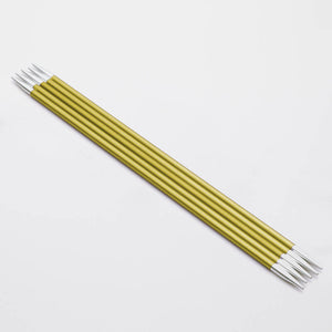 KnitPro Zing Double Pointed Needles 15cm 3.5mm Chrysolite 