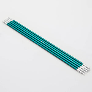 KnitPro Zing Double Pointed Needles 20cm 3.25mm Emerald 