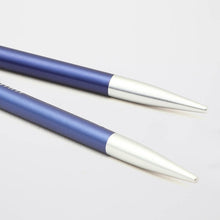 Load image into Gallery viewer, KnitPro Zing Special Short Interchangeable Tips 4.5mm Iolite