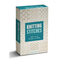 Load image into Gallery viewer, Knitting Stitches Card Deck