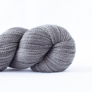 Mayu Lace - Royal Alpaca, Cashmere, 20% Mulberry Silk Blend Stone Grey 2110 