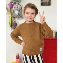 Load image into Gallery viewer, No Frills Sweater Junior Knitting Pattern by PetiteKnit