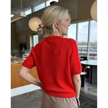 Load image into Gallery viewer, Poppy Tee Knitting Pattern by PetiteKnit