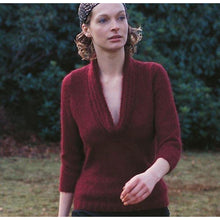 Load image into Gallery viewer, Rowan Paisley Women&#39;s Sweater with 2 neckline options Pattern
