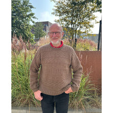 Load image into Gallery viewer, Storm Men's Sweater Knitting Pattern by PetiteKnit