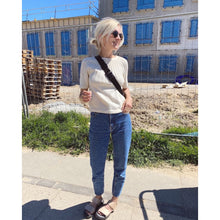 Load image into Gallery viewer, Sunday Tee Knitting Pattern by PetiteKnit