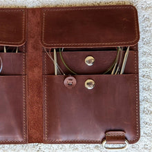 Load image into Gallery viewer, Thread & Maple Needle Size Markers Mini 8pc Whiskey