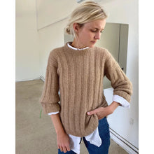 Load image into Gallery viewer, Vertical Stripes Sweater Knitting Pattern by PetiteKnit