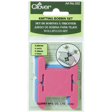 Load image into Gallery viewer, Clover Knitting Bobbin Set