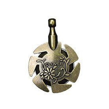 Load image into Gallery viewer, Clover Yarn Cutter Pendant Antique Gold

