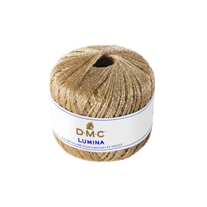 DMC Lumina Metallic Crochet and Knitting 4ply Yarn Rose Gold (0677) 