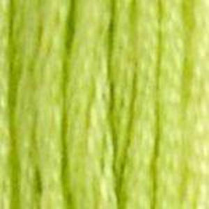 DMC Six Strand Embroidery Floss - Muted Greens 16 Chartreuse