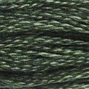 DMC Six Strand Embroidery Floss - Muted Greens 520 Dark Fern Green