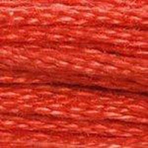 DMC Six Strand Embroidery Floss - Reds 350 Red Vermillion