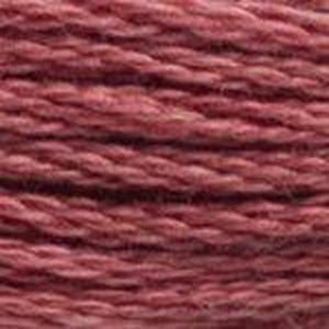 DMC Six Strand Embroidery Floss - Reds 3722 Rosebush Pink