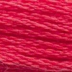 DMC Six Strand Embroidery Floss - Reds 3801 Tulip Red