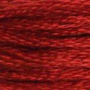 DMC Six Strand Embroidery Floss - Reds 817 Japanese Red