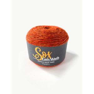 Easy Wash Sox Alpaca Sock Yarn 899 Orange 