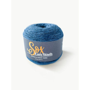 Easy Wash Sox Alpaca Sock Yarn 903 Blue 