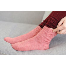 Load image into Gallery viewer, Erell Socks Pattern by Anna Dervout